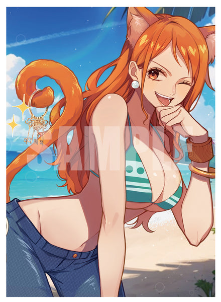 [Comiket] [One Piece] Nami [Trading Card Sleeves]