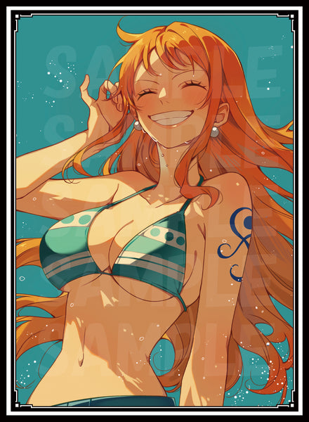 [Comiket] [One Piece] Nami [Trading Card Sleeves]