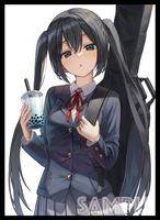 [Comiket] [K-on!] Azusa Nakano [Trading Card Sleeves]