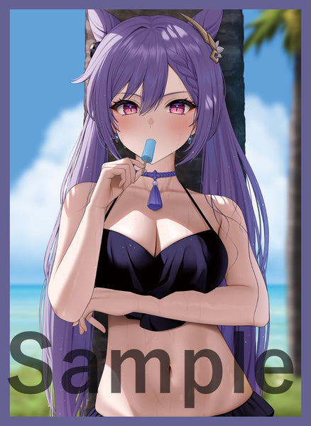 [Comiket] [Genshin Impact] Keqing [Trading Card Sleeves]