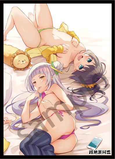 [Air Comiket] [HoloLive] Murasaki Shion & Natsuiro Matsuri [Trading Card Sleeves]