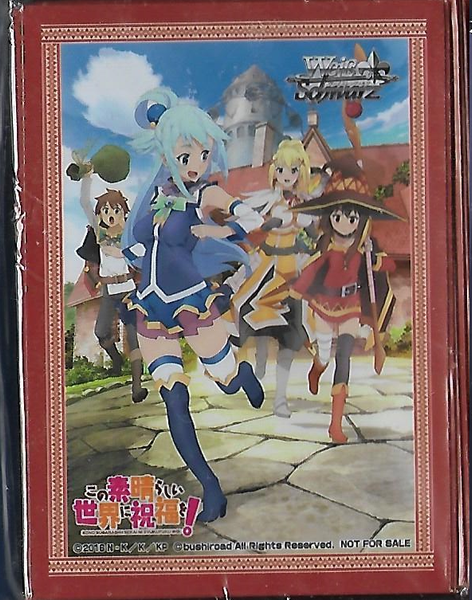 [Bushiroad] [KonoSuba: Kono Subarashii Sekai ni Shukufuku wo!] Megumin & Aqua & Darkness [Trading Card Sleeves] [55 Pcs]